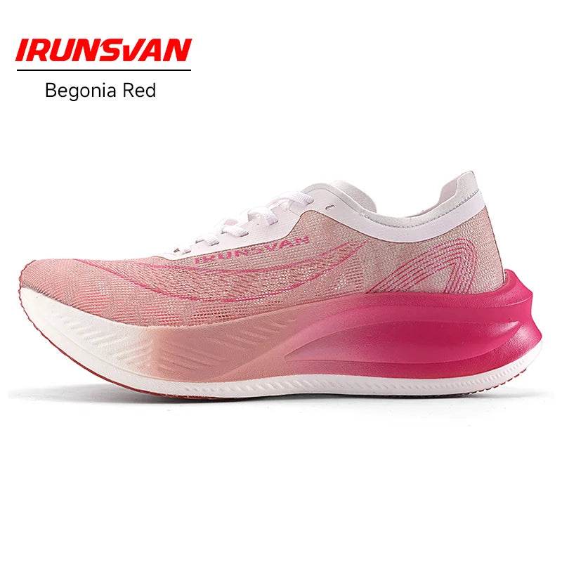 IRUNSVAN Carbon Plate Marathon Running Racing Shoes Men Professional Stable Supp ort Shock-relief Ultra-light Rebound Sneakers ﻿ - KICKSTART