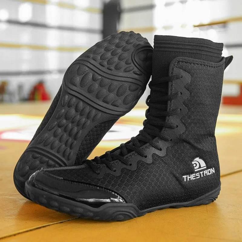 Professional Wrestling Boots Men Women Luxury Brand Boxing Sport Shoes Unisex Top Quality Gym Training Shoe Big Boy - KICKSTART