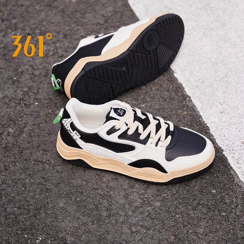 361 Degrees Women Skateboard Shoes Sports Summer Outdoor Wear-Resistant Non-Slip Retro Low-top Casual Sneakers Female 682436611 - KICKSTART