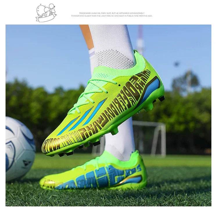 New Men Football Shoes Fast Society Cleats Soccer Shoes Professional Grass Training Football Field Boots Sneaker Match Non Slip - KICKSTART