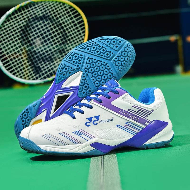 Men Tennis Lightweight Carbon Plate Badminton Training Sport Shoes Outdoor Professional Volleyball Squash Athletic Sneakers - KICKSTART