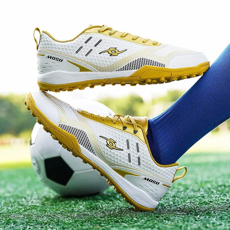 Professional Men Soccer Training Sneakers Teenage School Students Football Practice Shoes Non-slip Turf Grass Athletic Trainers - KICKSTART