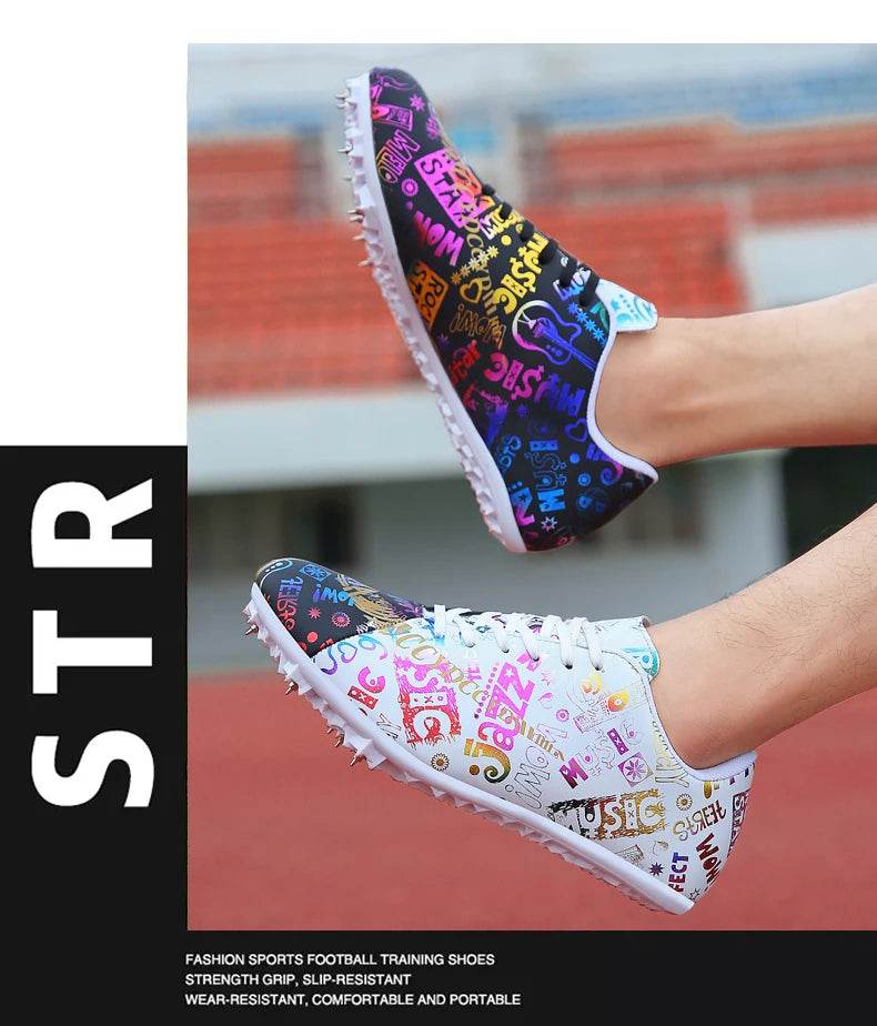 Track and Field Events Sprint Spikes Sneaker Professional Men Women High Jump Long Jump Triple Jump Training Sport Shoes - KICKSTART