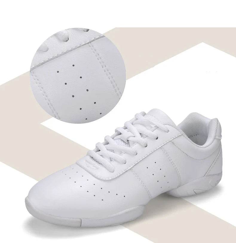 Dance Shoes Woman Men Modern Soft Outsole Jazz Sneakers Aerobics Breathable Lightweight Female Dancing Fitness Sport Shoes Solid - KICKSTART