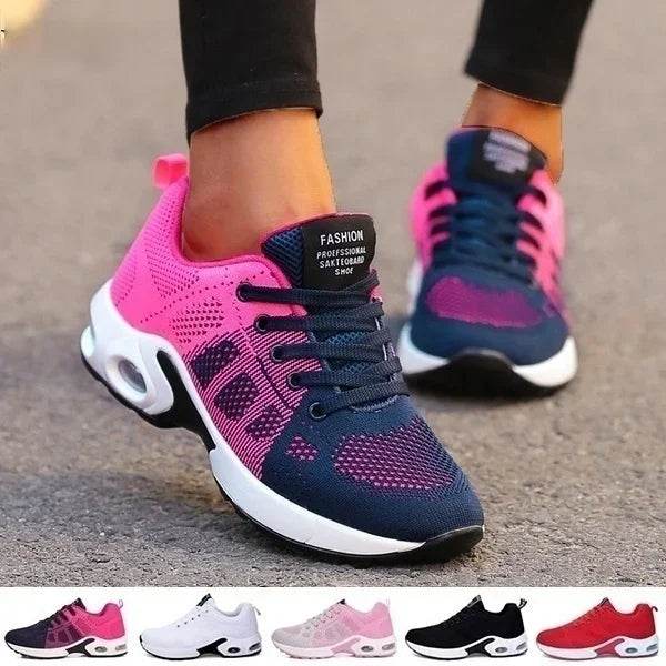 Women Dance Shoes Breathable Mesh Outdoor Light Weight Sports Shoes Casual Walking Sneakers Tenis Feminino Zapatos Mujer - KICKSTART