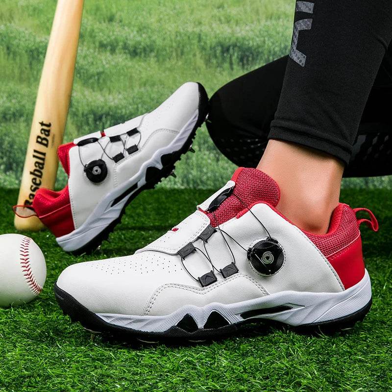 New Style Couple Baseball Shoes Non Slip Outdoor Spiked Sneakers Comfortable Softball Training Shoes Low Top Outdoor Sneakers - KICKSTART