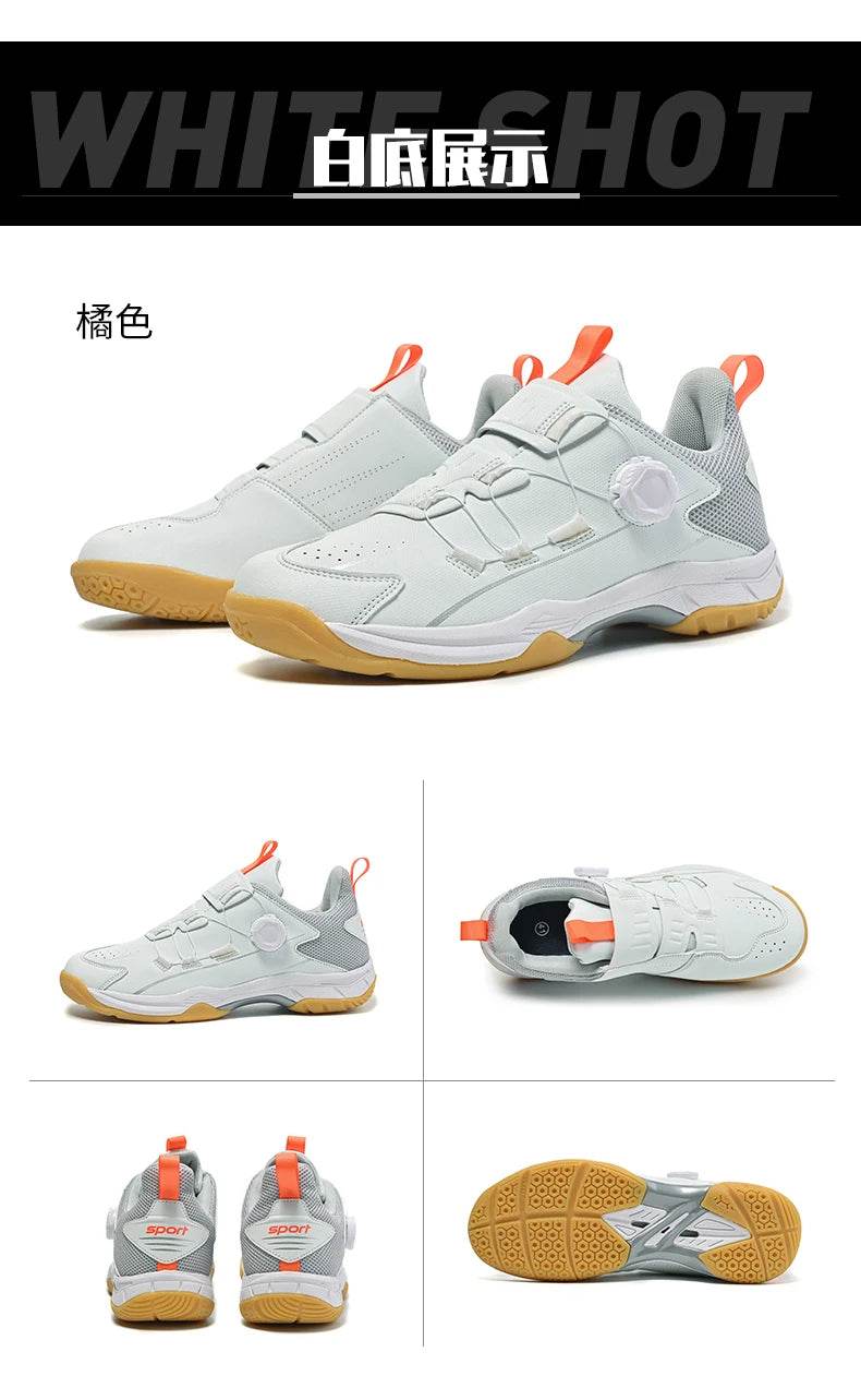 Professional Volleyball Shoes Men's and Women's Fitness Badminton Shoes Youth Table Tennis Training and Competition Sports Shoes - KICKSTART