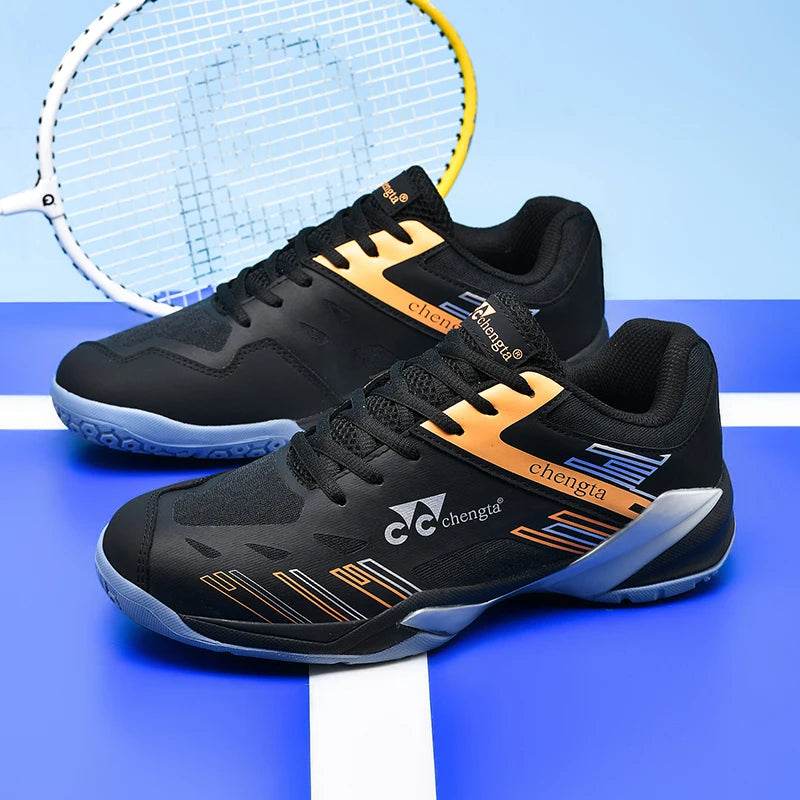 Men Tennis Lightweight Carbon Plate Badminton Training Sport Shoes Outdoor Professional Volleyball Squash Athletic Sneakers - KICKSTART