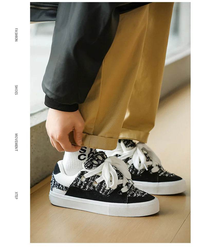 Hot Sale Fashion Unisex Skateboard Shoes Streetwear Canvas Shoes Men Breathable Designer Trainers Women Stylish Casual Sneakers - KICKSTART