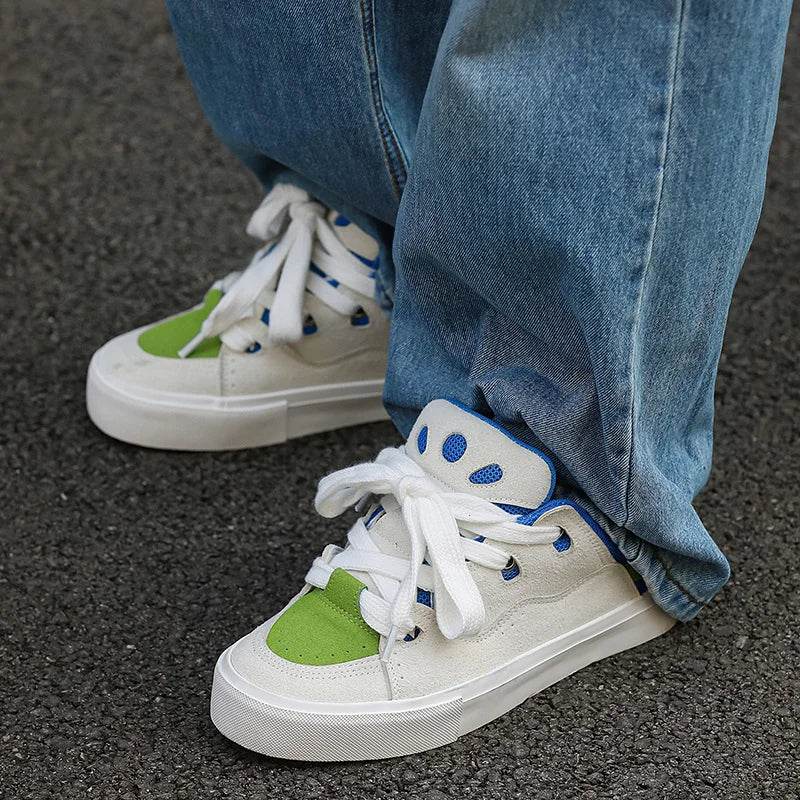 Hot Sale Fashion Unisex Skateboard Shoes Streetwear Canvas Shoes Men Breathable Designer Trainers Women Stylish Casual Sneakers - KICKSTART