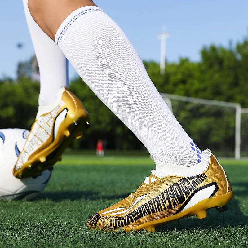 New Men Football Shoes Fast Society Cleats Soccer Shoes Professional Grass Training Football Field Boots Sneaker Match Non Slip - KICKSTART