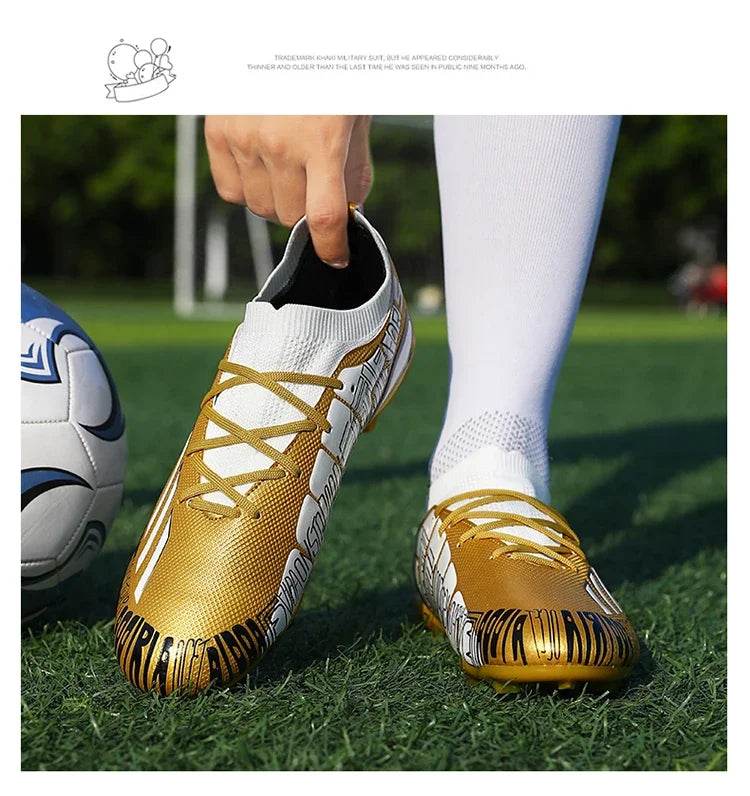 New Men Football Shoes Fast Society Cleats Soccer Shoes Professional Grass Training Football Field Boots Sneaker Match Non Slip - KICKSTART