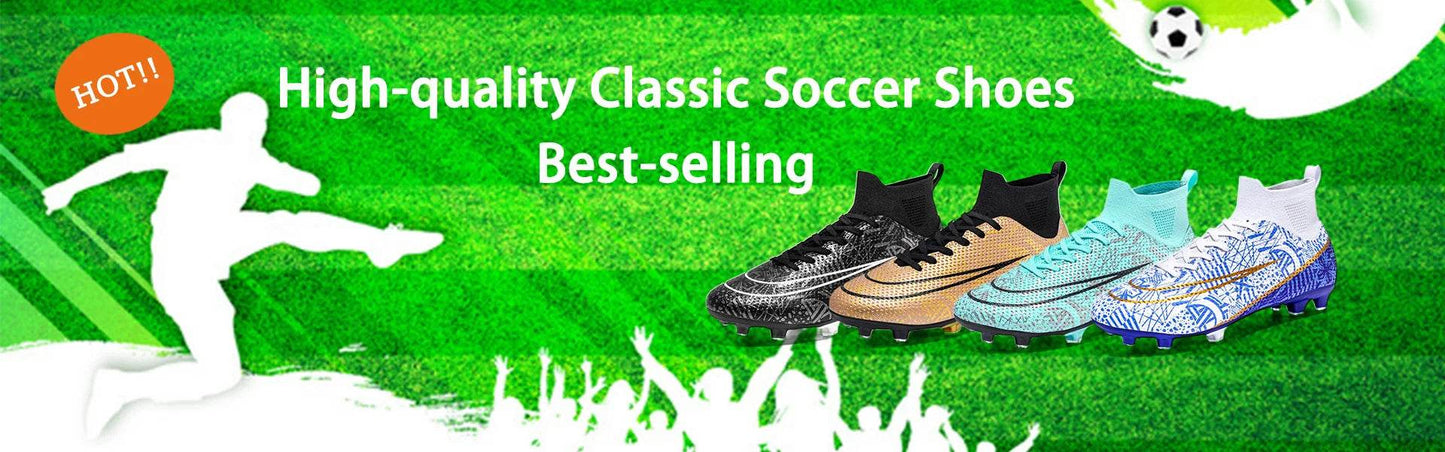 Men Soccer Shoes, Professional Football Boots, Teenages Outdoor Field Cleats, Artificial Grass Training Football Boots, 2025 New - KICKSTART