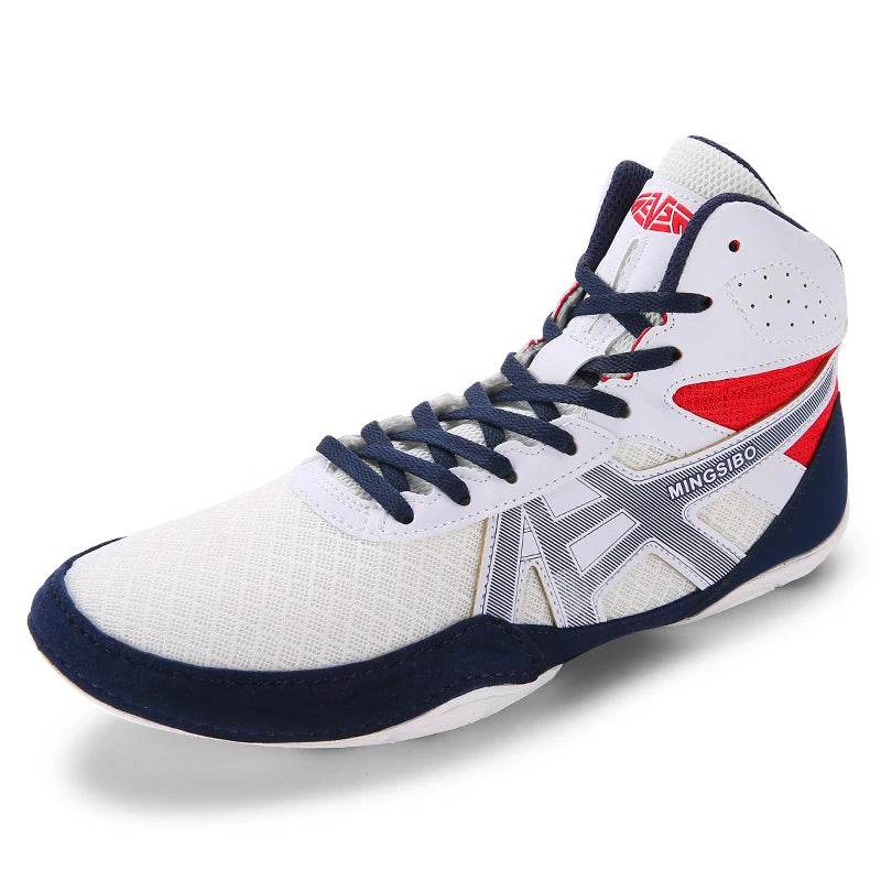 Men's women's large size free fighting boxing shoes Comfortable wear-resistant sports shoes Non-slip breathable wrestling shoes - KICKSTART