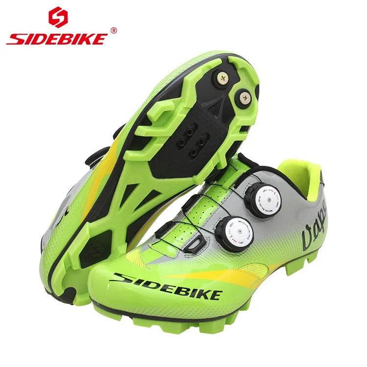 SIDEBIKE Nylon Cycling Sneaker Mtb Mountain Bicycle Shoes Breathable Men's Sneakers Atop Knob Sport Shoes for Adults - KICKSTART