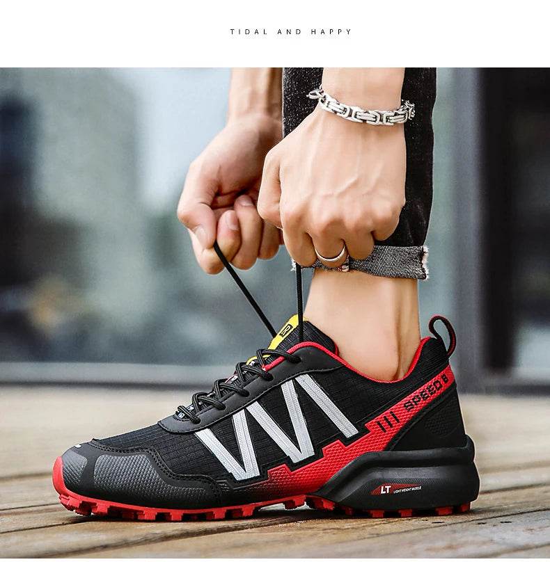 Men Women Cycling Shoes zapatillas ciclismo mtb Bike Riding Shoes Motorcycle Shoes Waterproof Bicycle Shoes Hiking Sneakers Male - KICKSTART