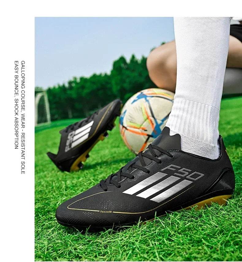 Men Soccer Shoes Society Professional Grass Training Original Football Shoes Cleats Indoor Fast Non Slip Football Field Boots - KICKSTART