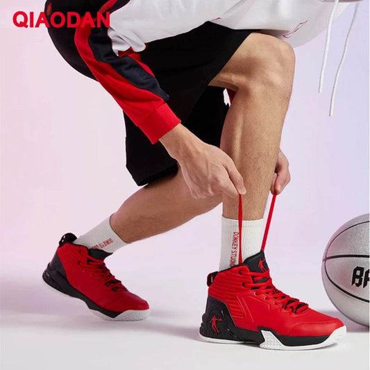 QIAODAN Men' Basketball Shoes 2023 New Anti-Friction Breathable Professional Hard-Wearing Comfortable Male Sneaker XM1590111 - KICKSTART