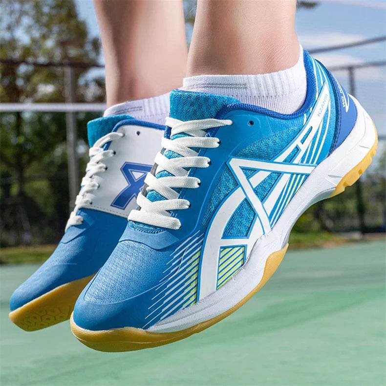 Professional Badminton Shoes Men Women Fashion Purple Badminton Sneakers Non-Slip Table Tennis Shoes Men Indoor Volleyball Shoes - KICKSTART