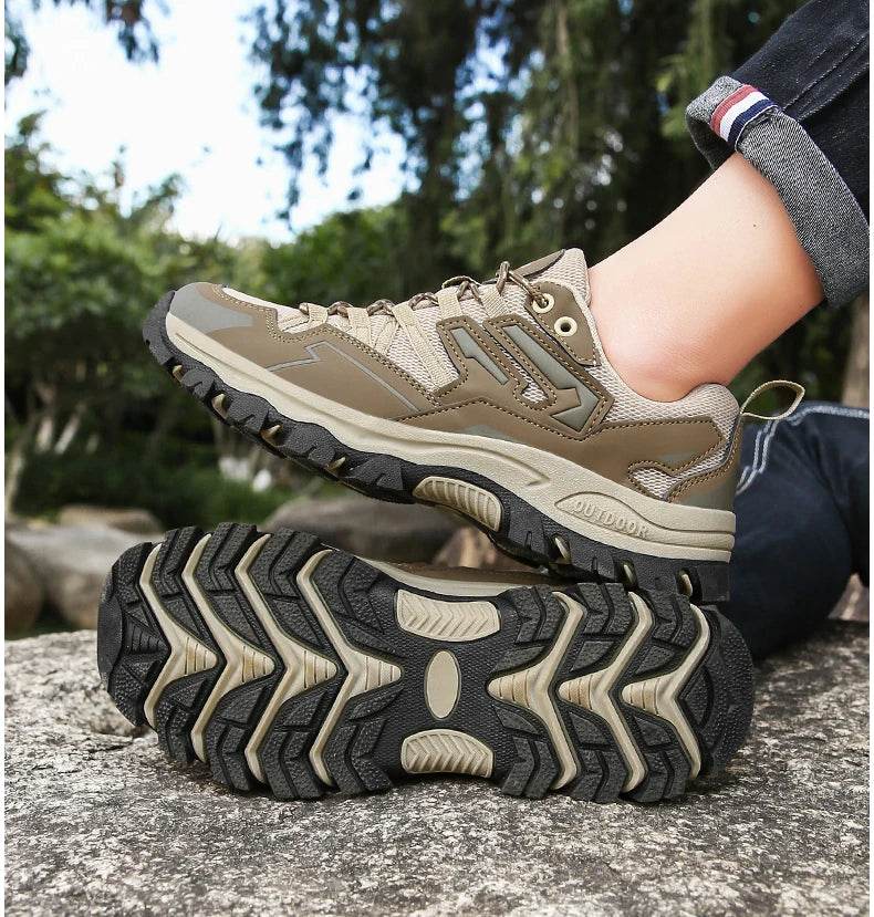 Hiking Shoes Men Women Mesh Sneakers Breathable Fashion Mountain Shoes Boy Spring Autumn Summer Work Shoes Outdoor Trekking - KICKSTART