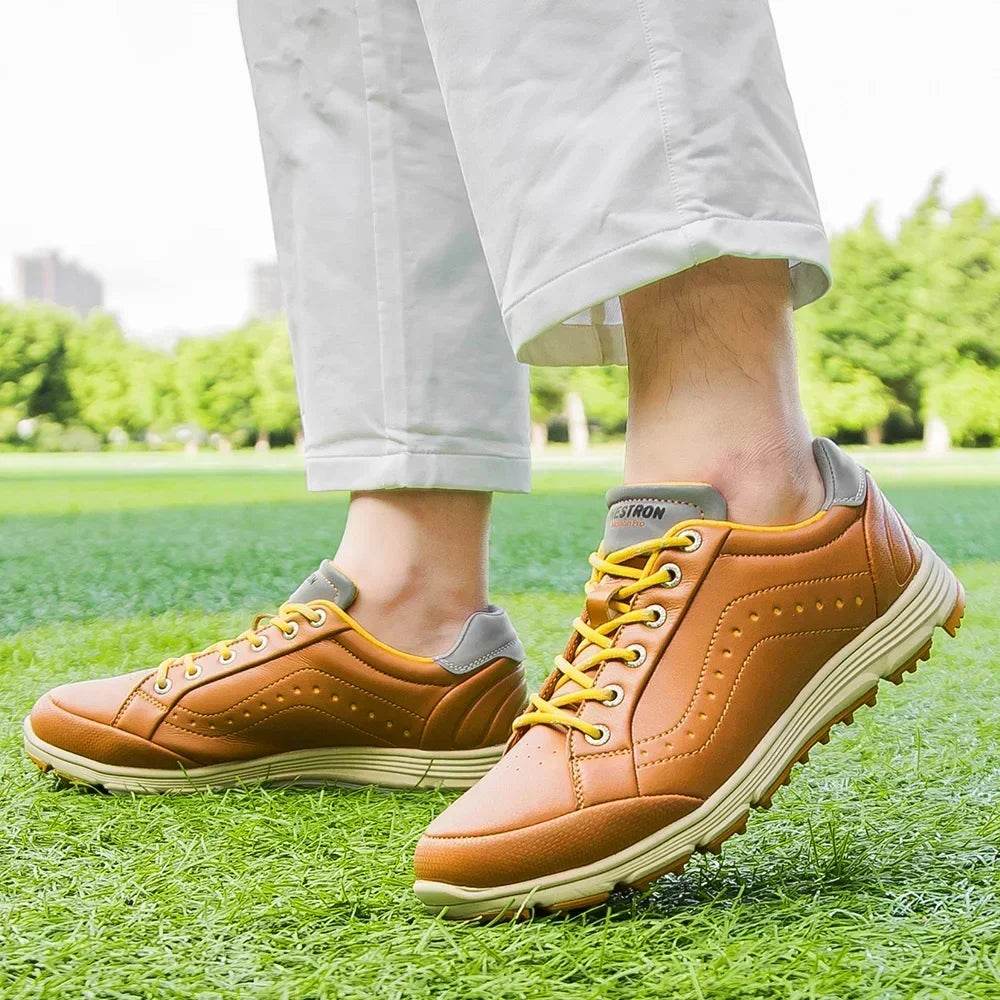 Professional Men Golf Shoes Quality Golf Sneakers Luxury Outdoor Walking Gym Sneakers - KICKSTART