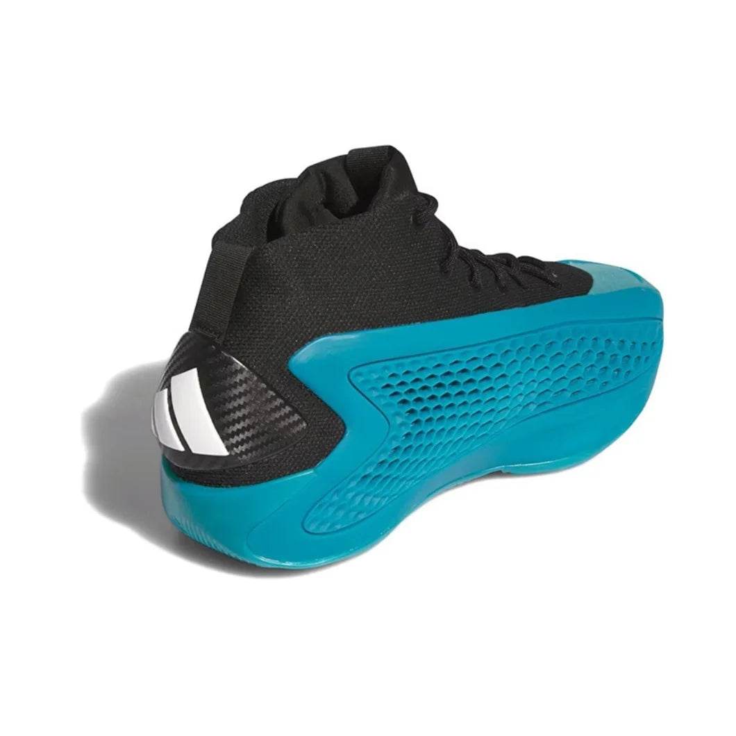 Adidas A.E.1 Men's Mid Top Basketball Shoes Comfortable Shock Absorption Wear-resistant Anti-skid Blue and Black Colorway - KICKSTART