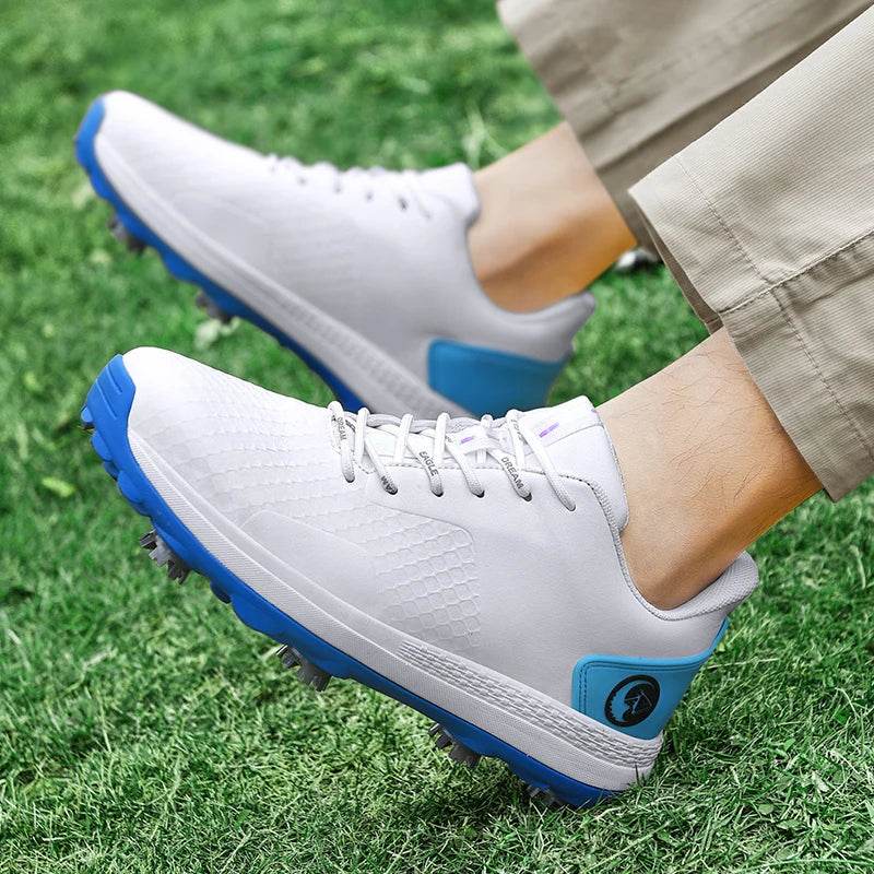 Professional Casual Golf Shoes Outdoor Waterproof Non-Slip Golf Sneakers Men Luxury Athletic Golfer Footwear Golfing Sport Shoes - KICKSTART