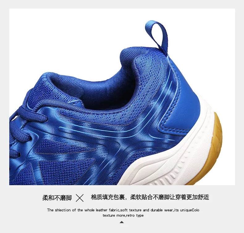 2024 Professional Volleyball Shoes Men's and Women's Mesh Breathable Badminton and Tennis Shoes Training Volleyball - KICKSTART