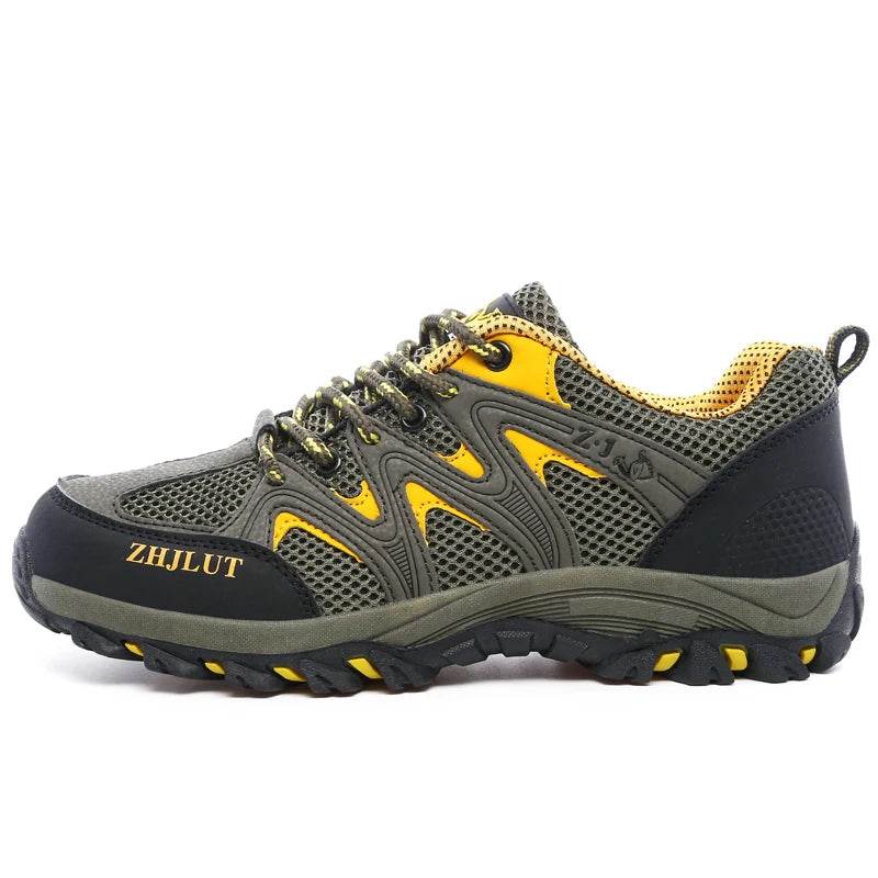 Hiking Shoes Men Women Mesh Sneakers Breathable Fashion Mountain Shoes Boy Spring Autumn Summer Work Shoes Outdoor Trekking - KICKSTART