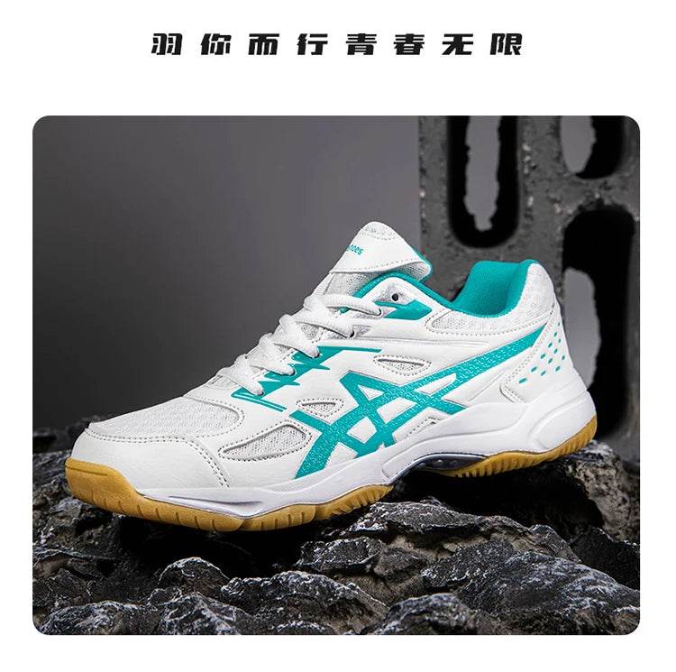 New Professional Volleyball Shoes Men Women Big Size 36-44 Light Weight Badminton Sneakers Anti Slip Volleyball Sneakers Shoe - KICKSTART