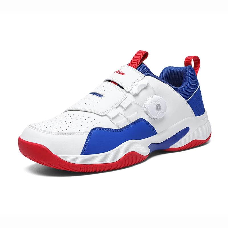 New Trendy Men's Volleyball Shoes, Lightweight and Comfortable for Outdoor Fitness, Quick Tie Up Badminton Shoes - KICKSTART