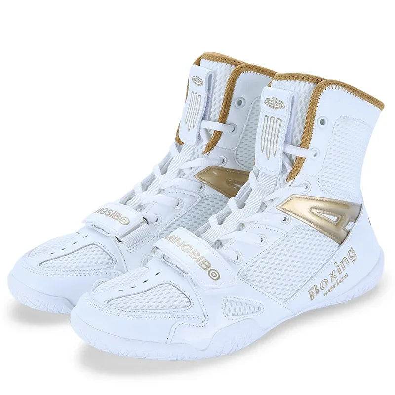 Professional Wrestling Shoes Men Women Boxing Shoes Light Weight Flighting Footwears Anti Slip Wrestling Sneakers - KICKSTART