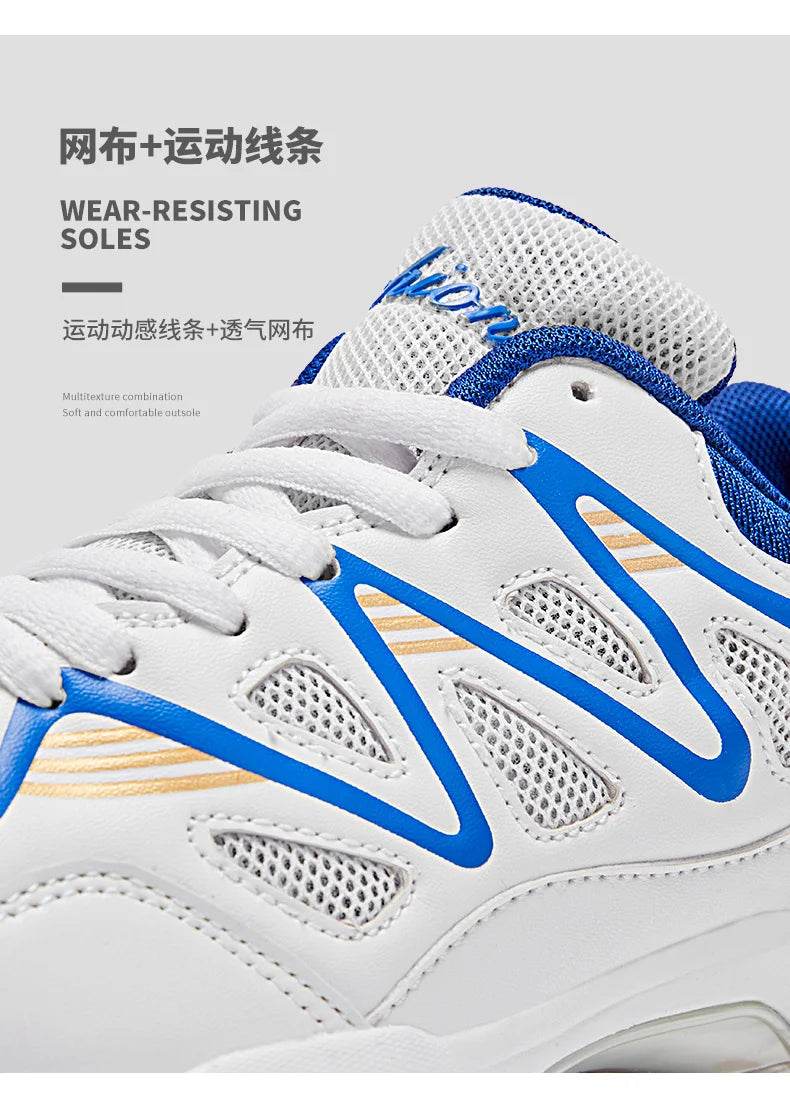 2024 New Volleyball Shoes Large 47 48 Indoor Fitness Breathable Badminton Shoes Men's Training Tennis Shoes - KICKSTART