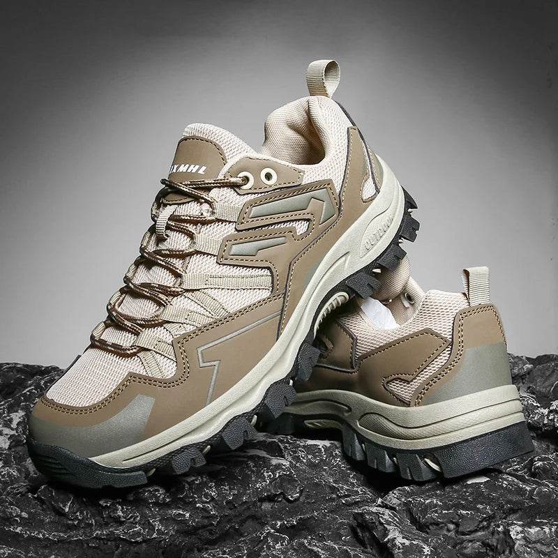 Hiking Shoes Men Women Mesh Sneakers Breathable Fashion Mountain Shoes Boy Spring Autumn Summer Work Shoes Outdoor Trekking - KICKSTART