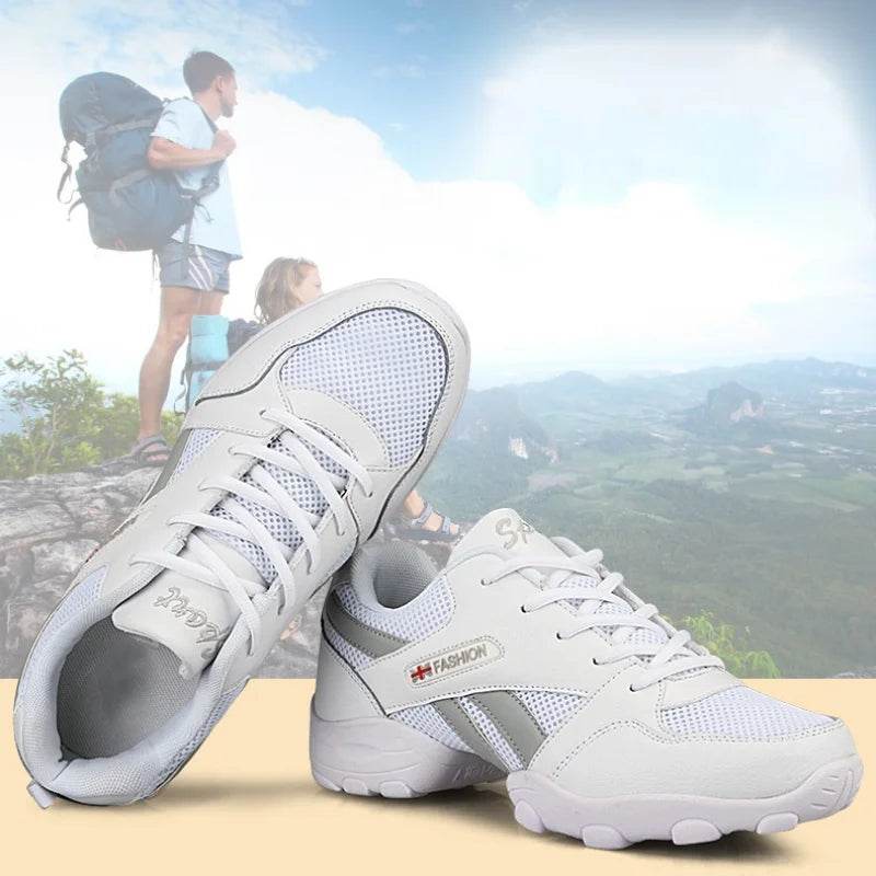 Men's Dance Sneakers Jazz Dancing Shoes Boy's Modern Mesh Breathable High Quality Non-slip Outdoor Male Sports Shoe - KICKSTART