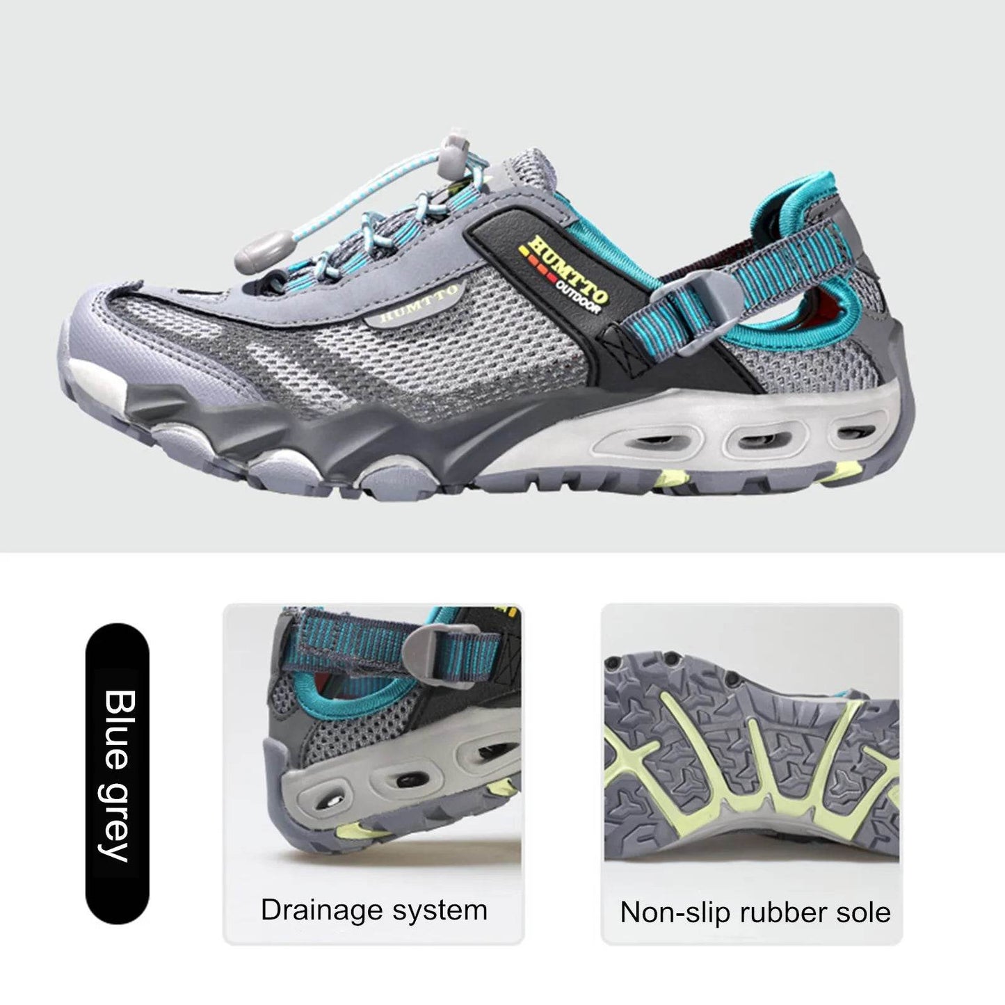 HUMTTO Summer Hiking Shoes for Men Outdoor Trekking Sneakers Women Climbing Sport Walking Mens Female Shoes Water Beach Sandals - KICKSTART