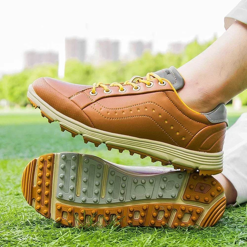 Professional Men Golf Shoes Quality Golf Sneakers Luxury Outdoor Walking Gym Sneakers - KICKSTART