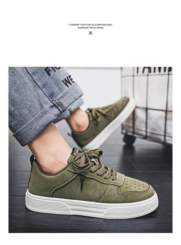 Cheap Shoes Skateboard for Men Fashion Green Low Sneakers Large Size 48 Non-slip Sports Shoes Trainers Men Zapatillas De Skate - KICKSTART