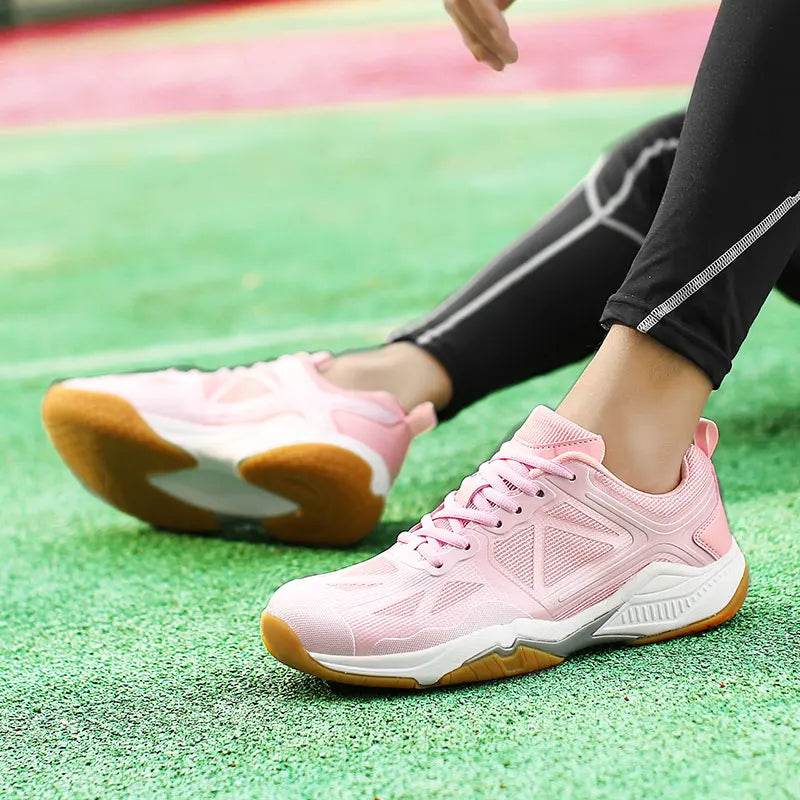 2024 Professional Volleyball Shoes Men's and Women's Mesh Breathable Badminton and Tennis Shoes Training Volleyball - KICKSTART