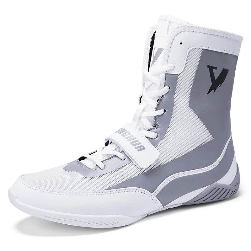 New Pro wrestling and boxing shoes, men's mesh breathable training, flying wrestling boots, lightweight sneakers - KICKSTART