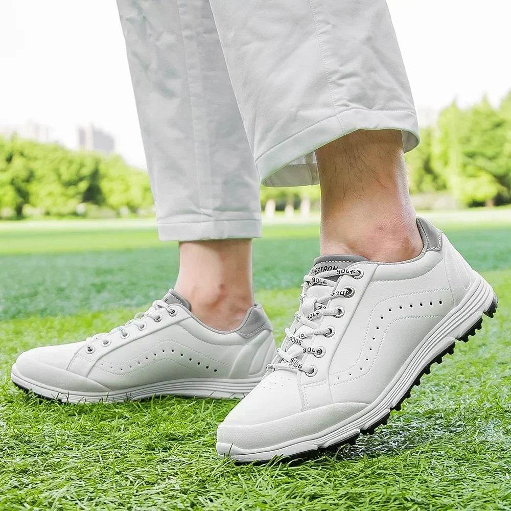 Professional Men Golf Shoes Quality Golf Sneakers Luxury Outdoor Walking Gym Sneakers - KICKSTART