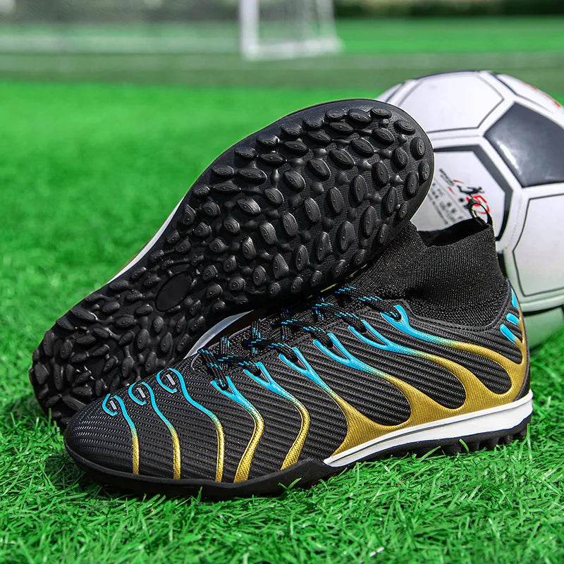 Men's Football Boots TF/FG Adults Soccer Shoes Professional High Quality Soccer Cleats Teenager Anti-slip Outdoor Sports Sneaker - KICKSTART