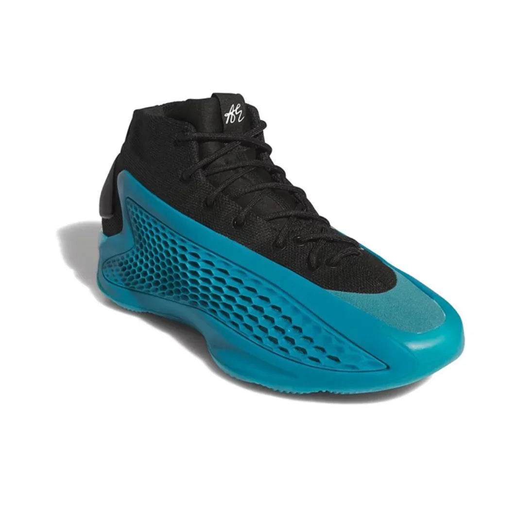 Adidas A.E.1 Men's Mid Top Basketball Shoes Comfortable Shock Absorption Wear-resistant Anti-skid Blue and Black Colorway - KICKSTART