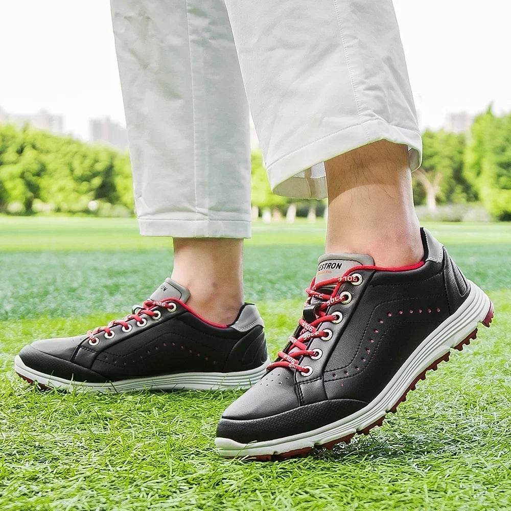 Professional Men Golf Shoes Quality Golf Sneakers Luxury Outdoor Walking Gym Sneakers - KICKSTART