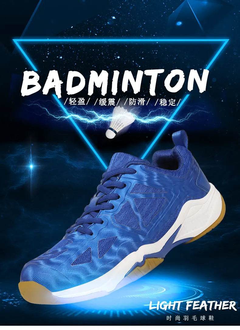 New Volleyball Shoes, Large Sizes 36-46, Non Slip Tennis Shoes, Lightweight Fitness Badminton Shoes, Men's Sports Shoes - KICKSTART