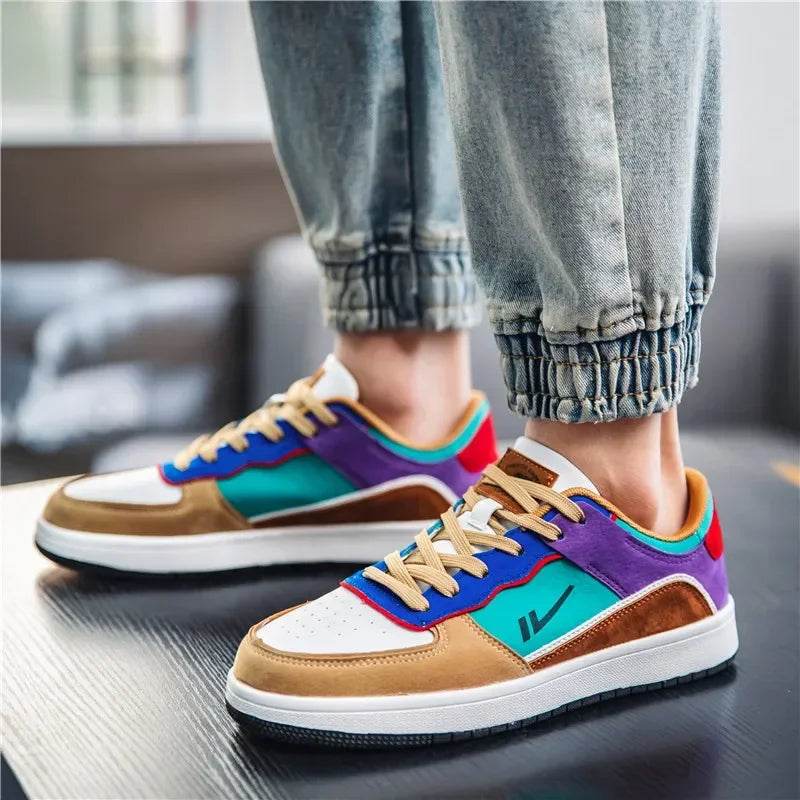 New Classics Skateboarding Shoes Men High Quality Antiskid Damping Walking Sports Shoes Leather Casual Sneakers Male Zapatillas - KICKSTART