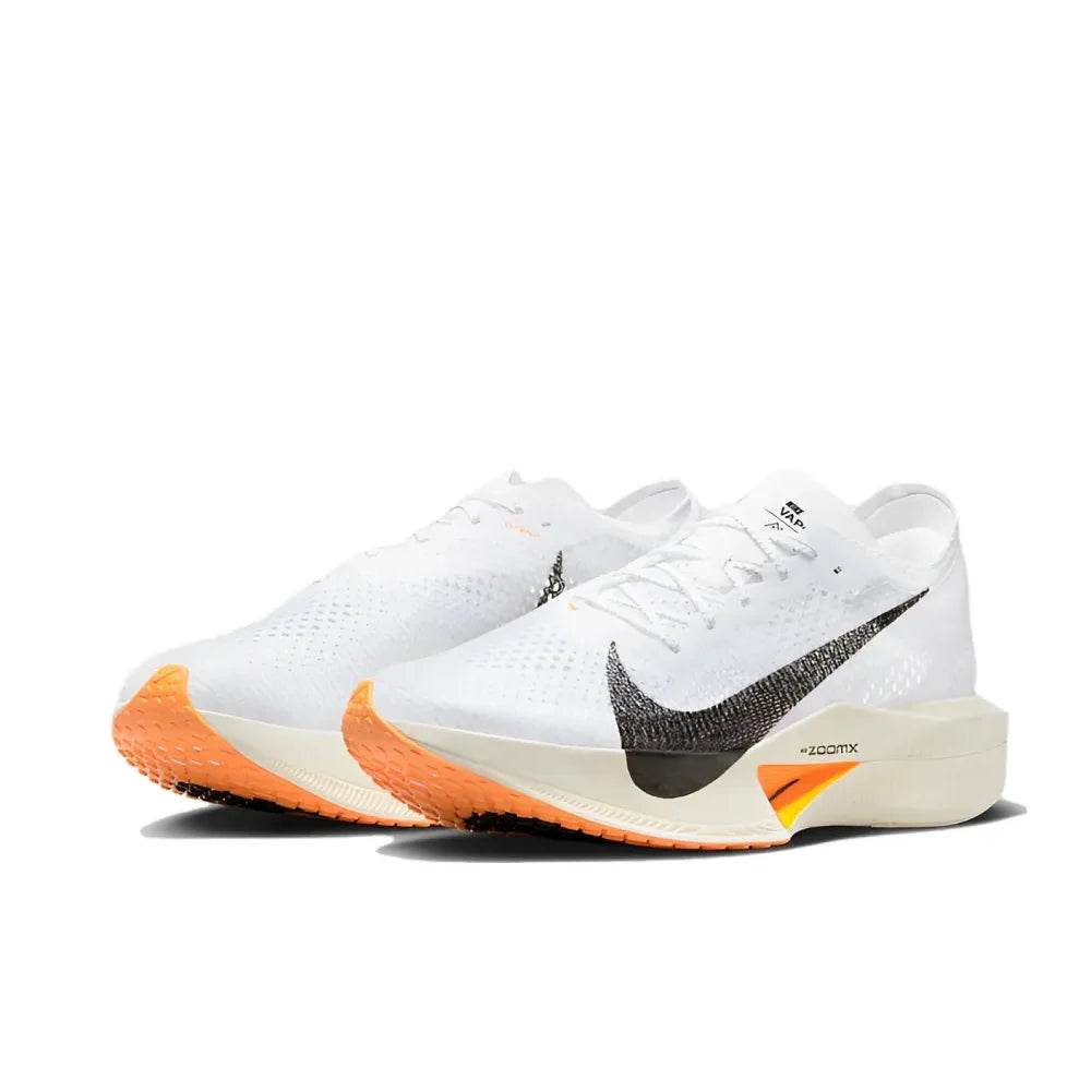 Nike ZoomX Vaporfly Next% 3 Comfortable Lightweight Low Top Running Shoes Marathon Running Shoes Men's and Women's White - KICKSTART