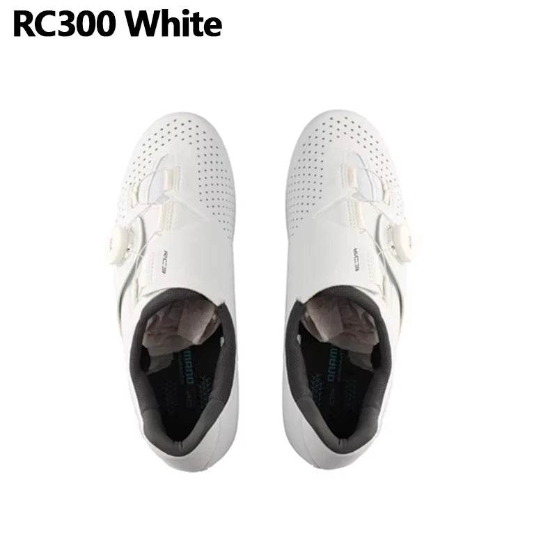 New SHIMANO SH-RC302 RC3 RC300 Glass Fiber Reinforced Nylon Bottom Road Bike Bicycle Self-locking Cycling ShoesLock Shoes - KICKSTART