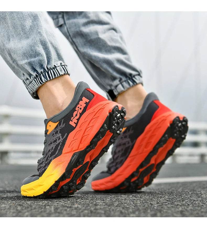 Sports Running Shoes Men Casual Marathon AirCushion Breathable Ultralight Women's Comfort Athletic Nonskid Sneakers Tenis Hiking - KICKSTART