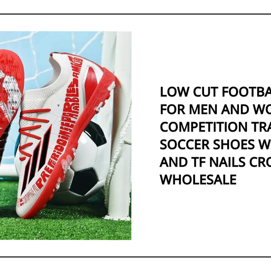 Low Cut Football Boots For Men And Women Grass Competition Training Soccer Shoes With Long And TF Nails Cross-Border Wholesale by@Outfy